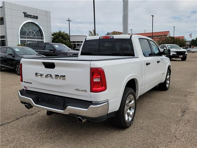 Used 2026 Bright White Clearcoat RAM Big Horn/Lone Star 4x4 Crew Cab 144.5 in. WB image 4