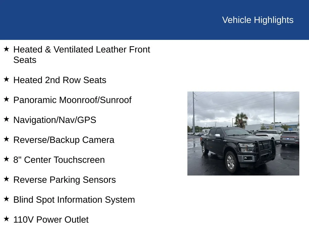 Used 2018 Black Ford Lariat image 6