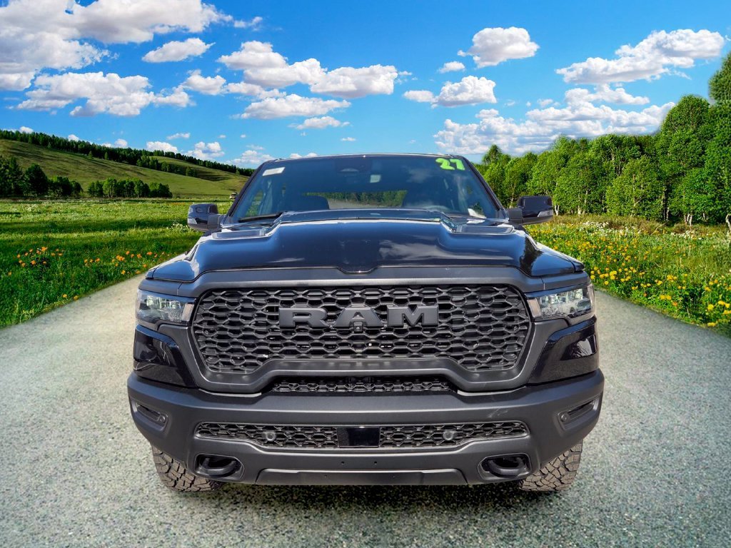 New 2027 Diamond Black Crystal Pearl-Coat Exterior Paint RAM Rebel image 8