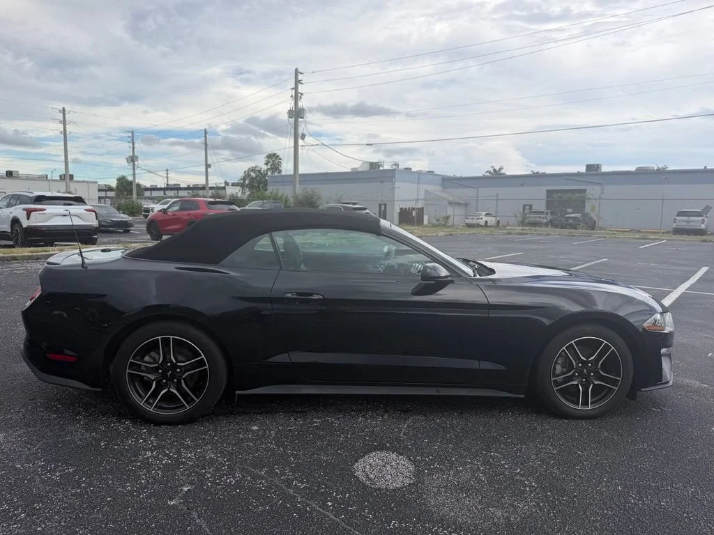 Used 2023 Black Ford EcoBoost Premium Convertible image 7