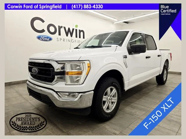 Certified Used 2021 Oxford White Ford XLT image 1