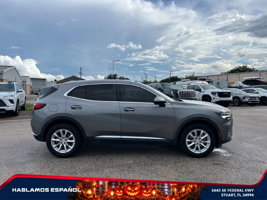 Used 2021 SATIN STEEL METALLIC Buick Preferred image 8