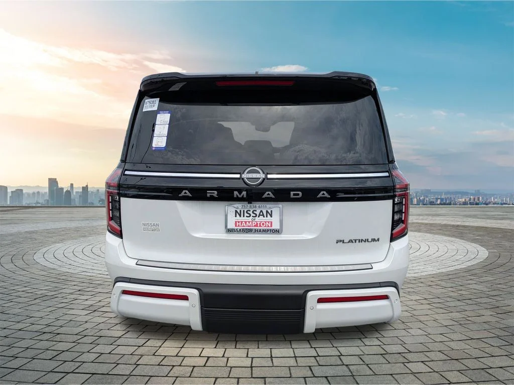 New 2026 Aspen White TriCoat / Super Black Two-tone Nissan Platinum image 5