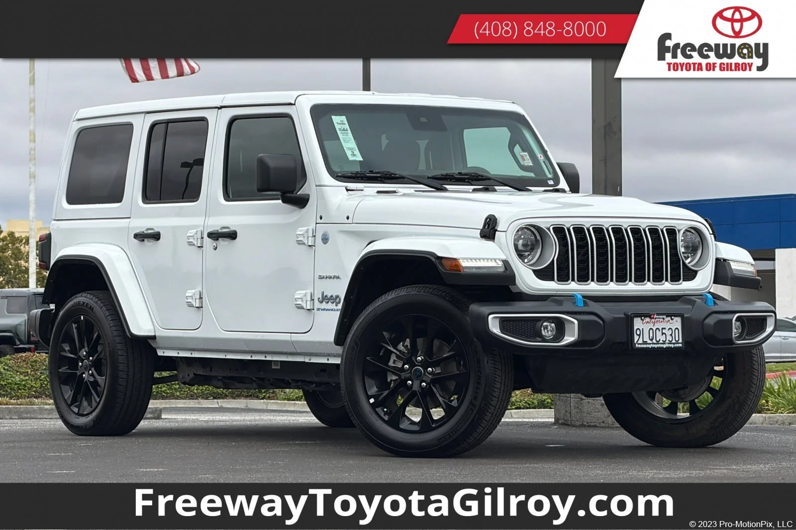 Used 2024 White Jeep Sahara 4xe image 1