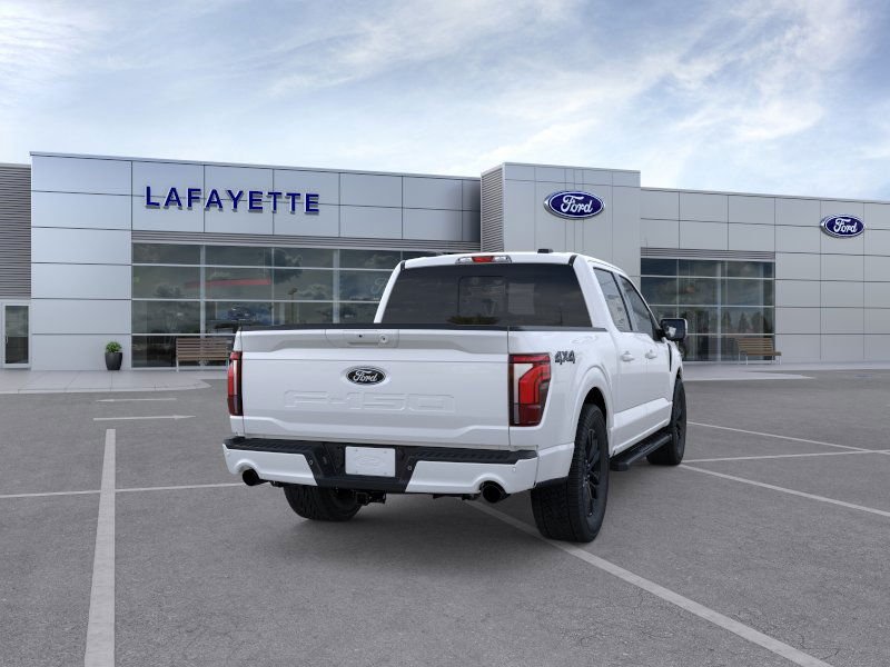 New 2026 Star White Metallic Tri-Coat Ford Lariat image 47