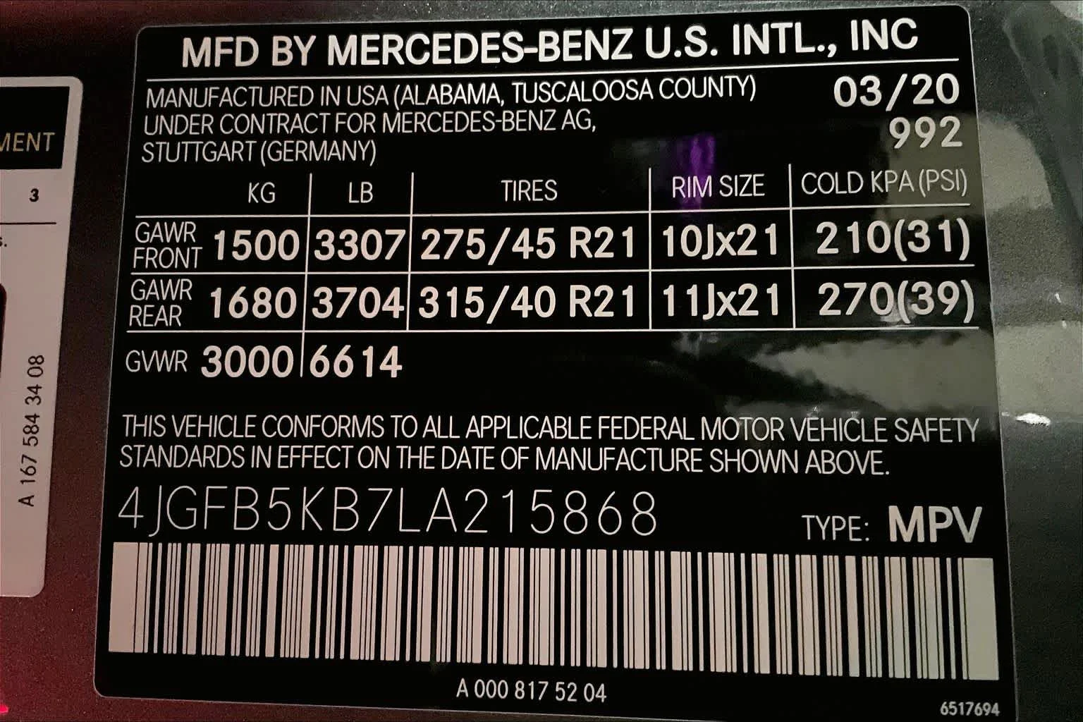 Used 2020 Selenite Grey Metallic Mercedes-Benz GLE 450 image 33