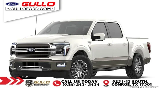 New 2026 Star White Metallic Tri-Coat Ford King Ranch image 1