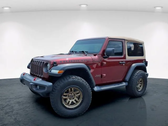 Used 2021 Red Jeep Rubicon image 2