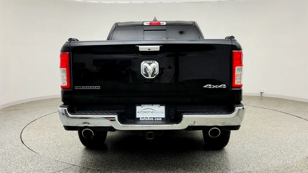 Used 2019 Diamond Black Crystal Pearlcoat Ram Big Horn 4x4 Crew Cab 5