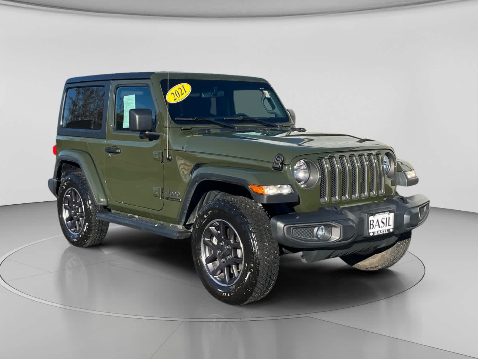 Used 2021 Sarge Green Clearcoat Jeep 80th Anniversary image 2