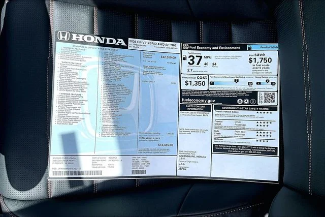 New 2026 Honda CR-V Hybrid Sport Touring 4D Sport Utility