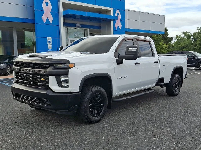 Used 2021 White Chevrolet Work Truck image 4