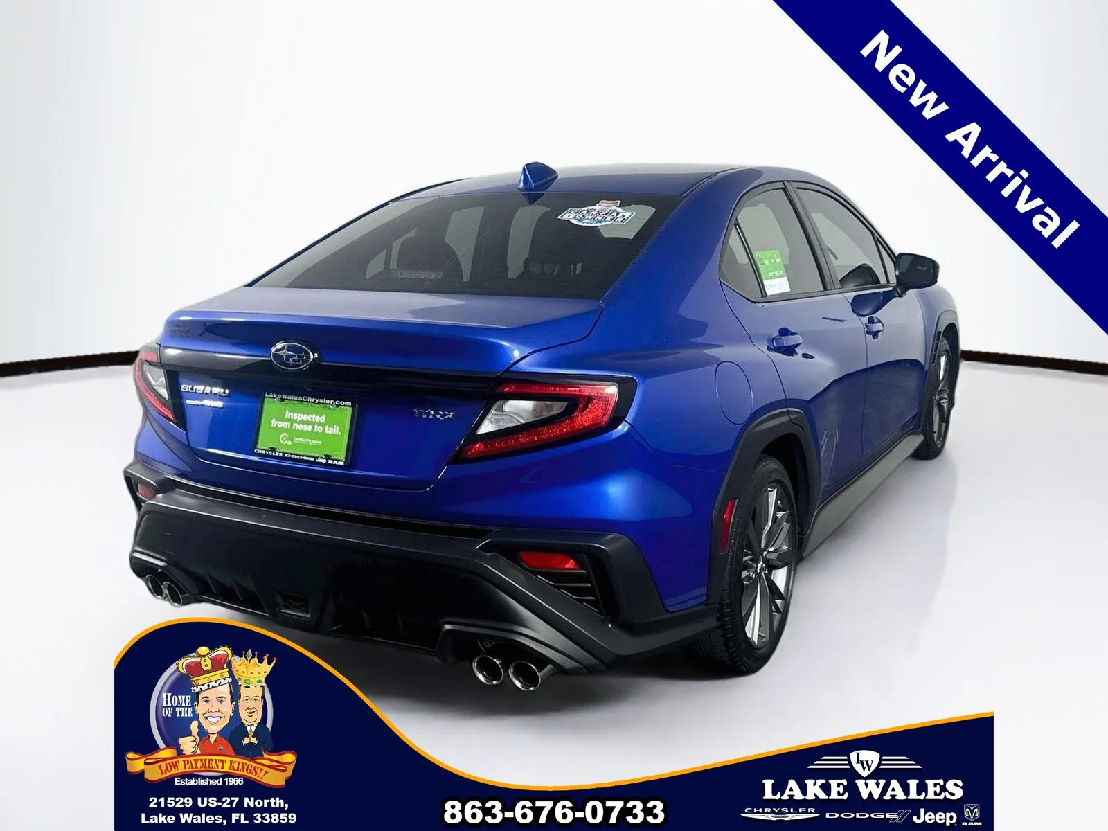Certified Used 2024 Blue Subaru Base image 7
