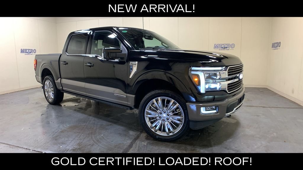 Certified Used 2025 Black Metallic Ford King Ranch image 1