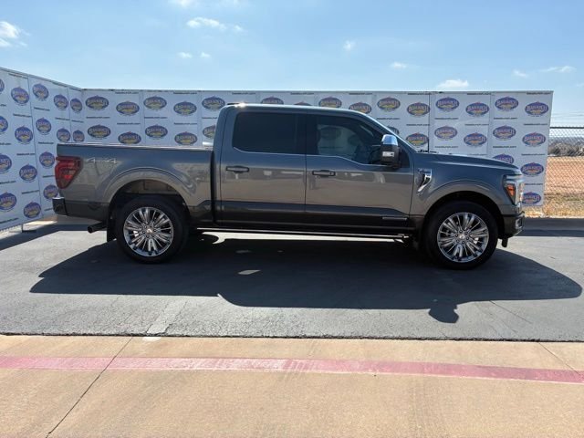 Gray Metallic 2024 Ford F-150 King Ranch SuperCrew 4WD Pickup Truck Four-Wheel Drive Automatic