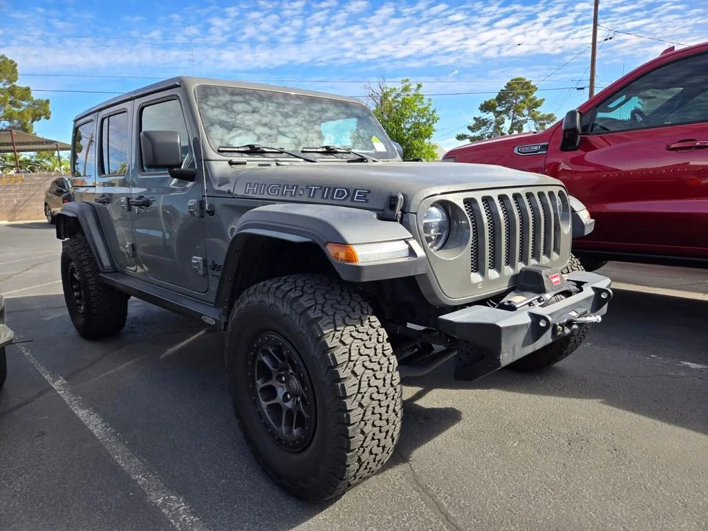 Used 2022 Sting-gray Clearc Jeep Unlimited High Tide image 1