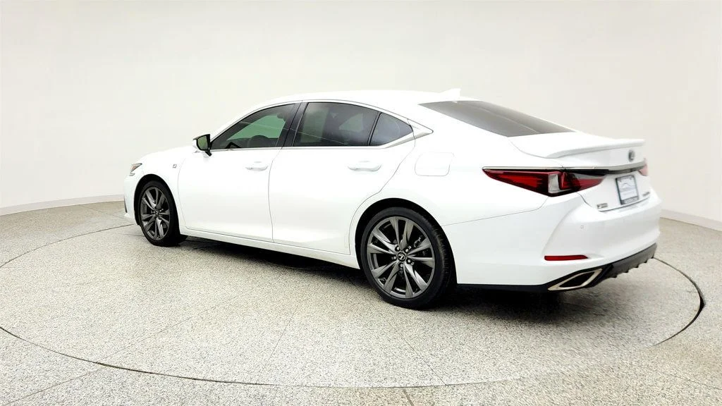 Used 2021 Ultra White Lexus ES 350 F SPORT w/ F SPORT Heated Leather Steering Wheel image 7