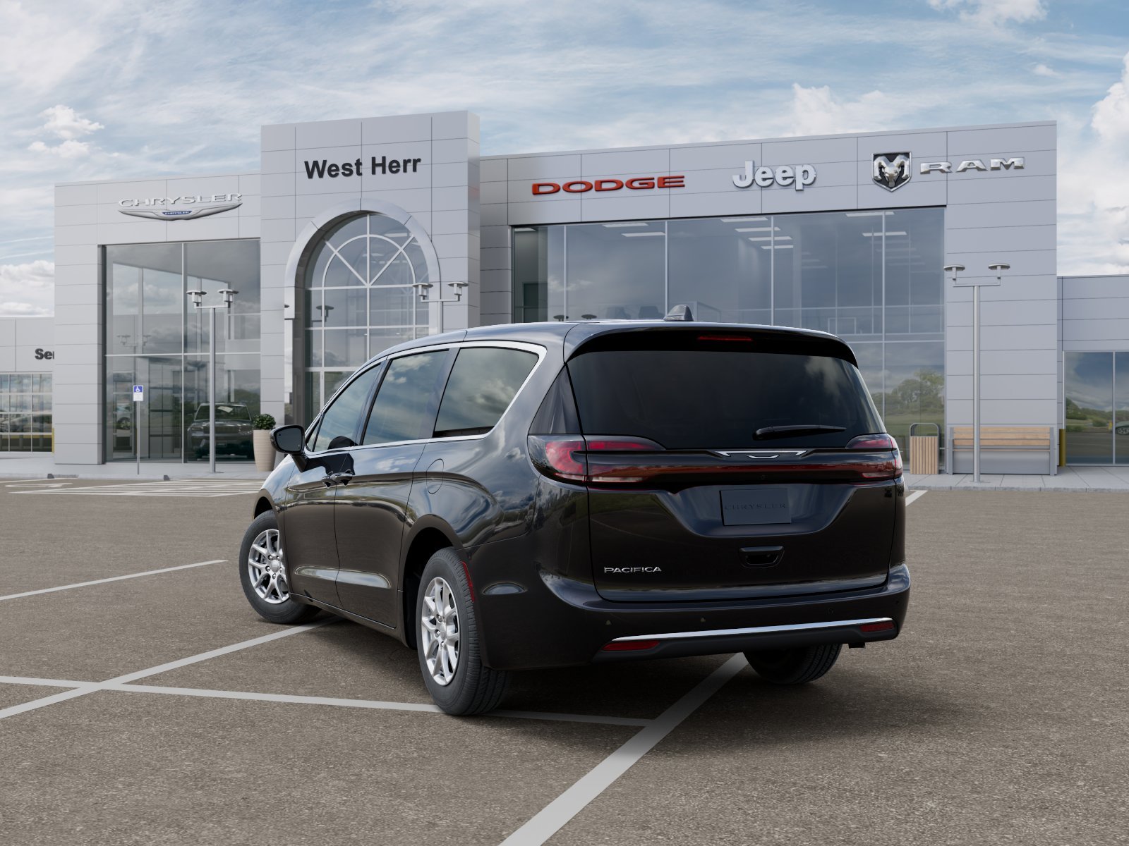 New 2027 Diamond Black Crystal Pearl-Coat Exterior Paint Chrysler Select image 3