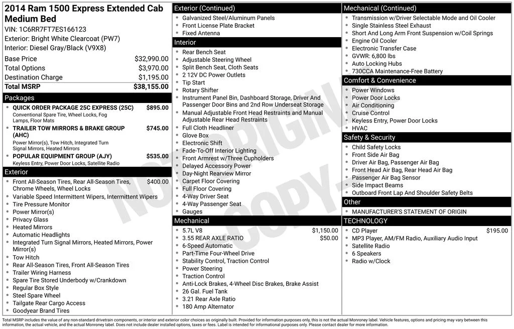 Used 2014 White Ram Express image 38