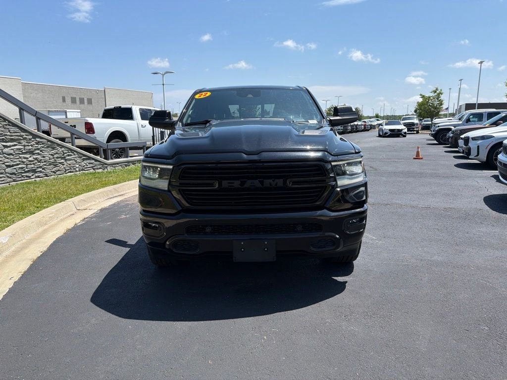 Used 2022 RAM Ram 1500 Pickup Laramie with VIN 1C6SRFJM4NN299237 for sale in Kansas City
