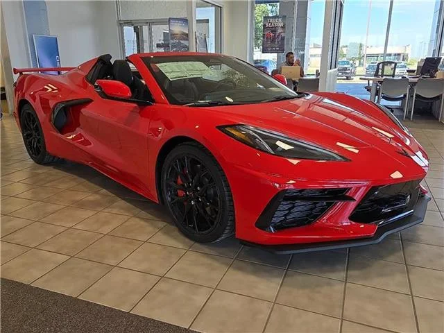 New 2026 GKZ Torch Red Chevrolet Stingray w/3LT image 6