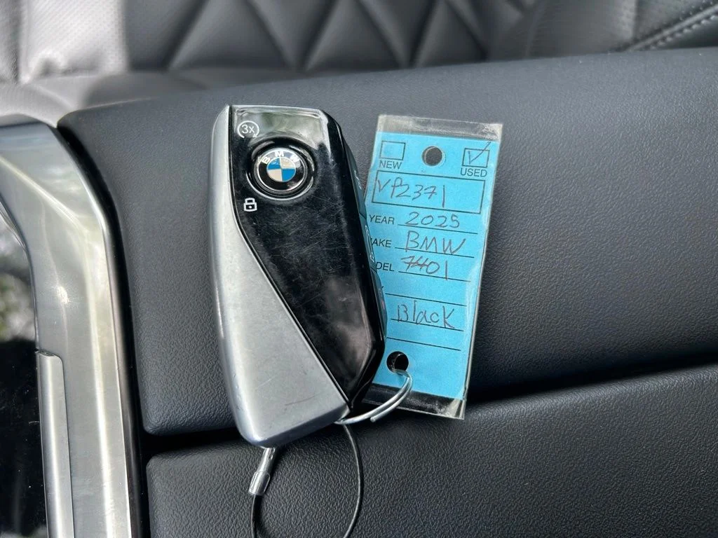 Certified Used 2025 Black BMW 740i xDrive image 57