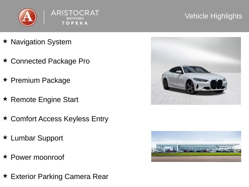 Certified Used 2024 White BMW 430i xDrive image 4
