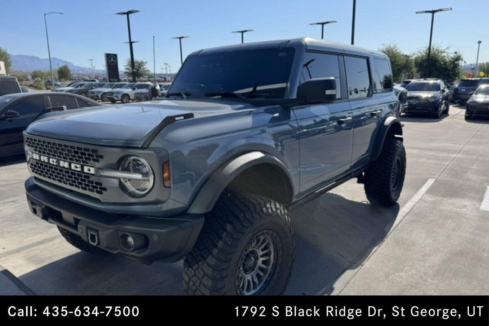 Used 2025 AZURE GRAY METALLIC Ford Badlands image 1