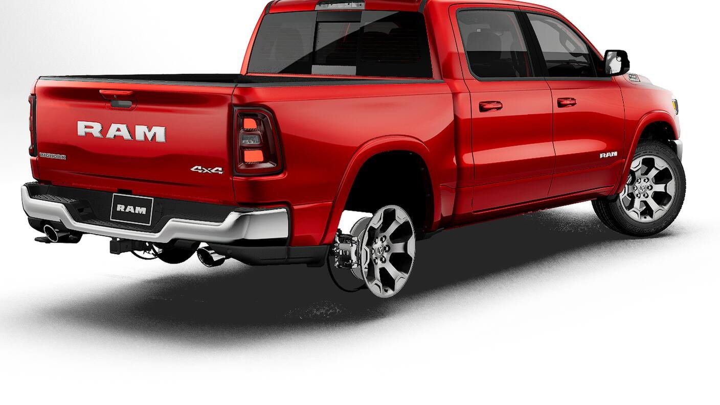 New 2027 Molten Red Pearl-Coat Exterior Paint RAM BIG HORN image 14