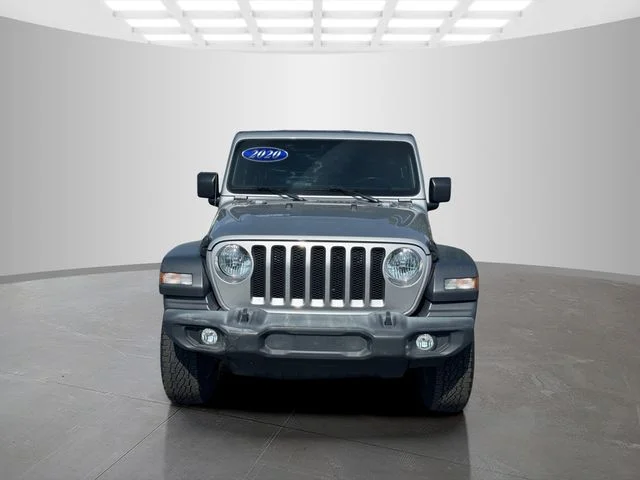 Certified Used 2020 Silver Jeep Unlimited Sport S image 2