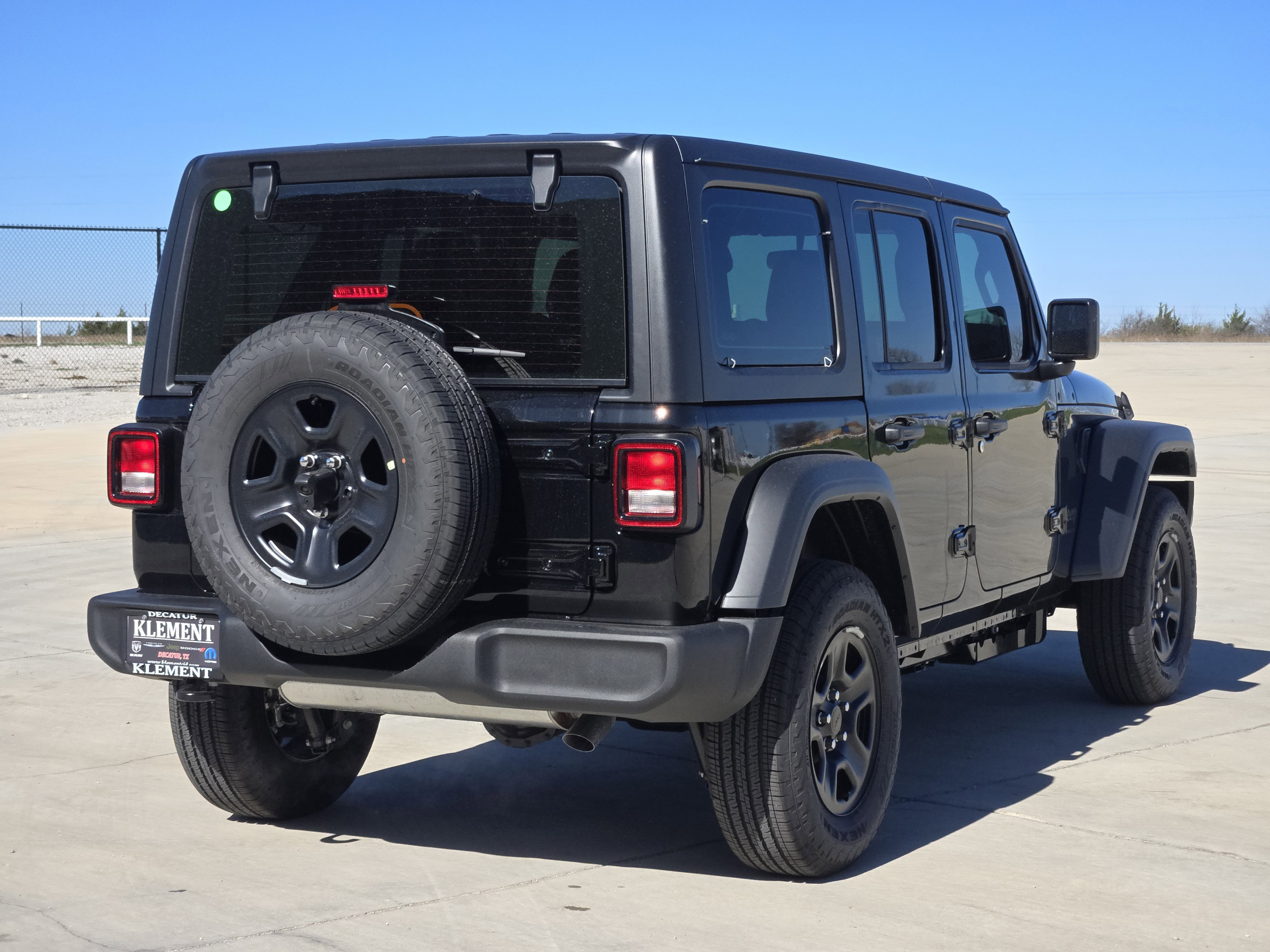 New 2026 Black Clearcoat Jeep Sport image 5