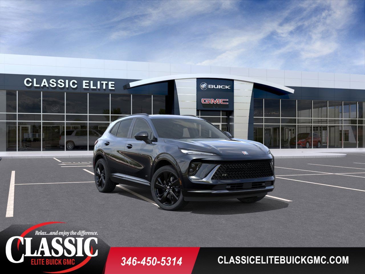 Black (Ebony Twilight Metallic) 2026 Buick Envision Sport Touring AWD SUV / Crossover All-Wheel Drive