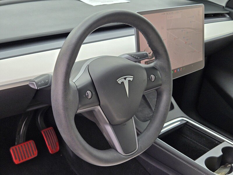 Used 2021 Pearl White Multi-Coat TESLA LONG RANGE AWD image 19