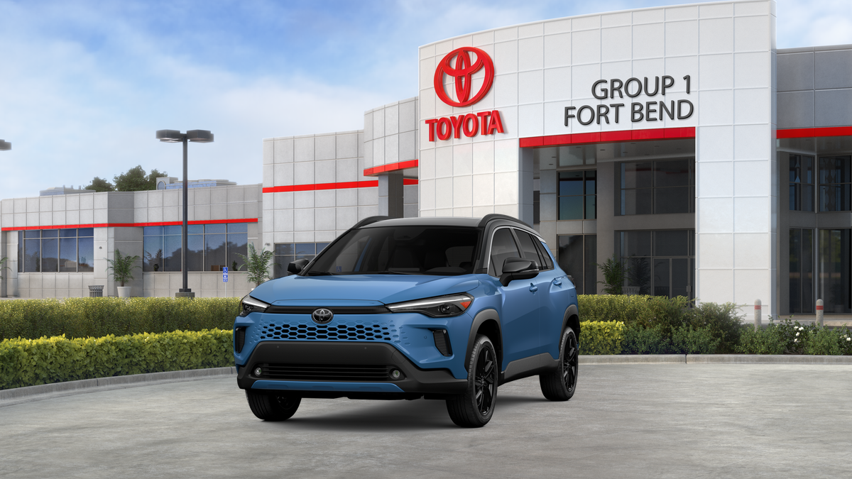 New 2026 Cavalry Blue with Jet Black roof Toyota Hybrid XSE image 18