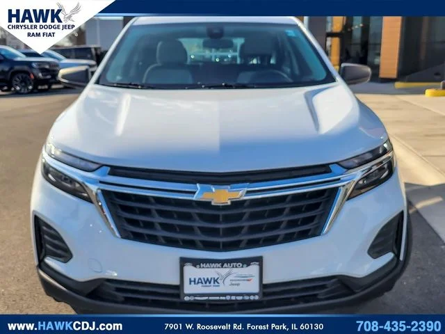 Used 2022 Chevrolet Equinox LS with VIN 2GNAXHEV1N6125856 for sale in Forest Park, IL