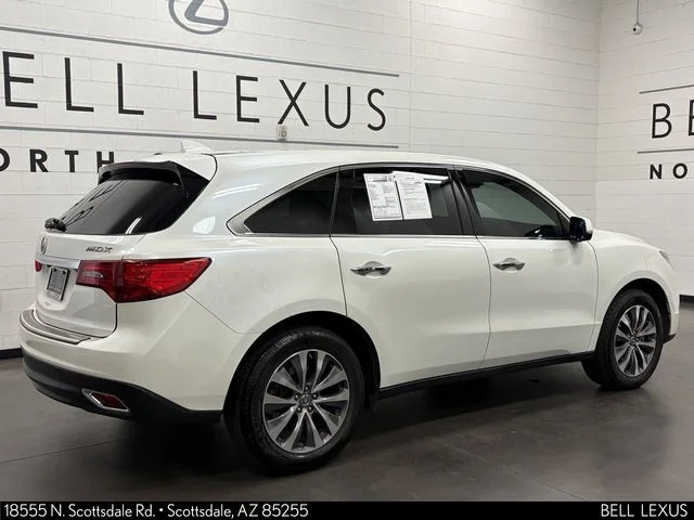 Used 2015 White Acura 3.5L Technology Package image 4