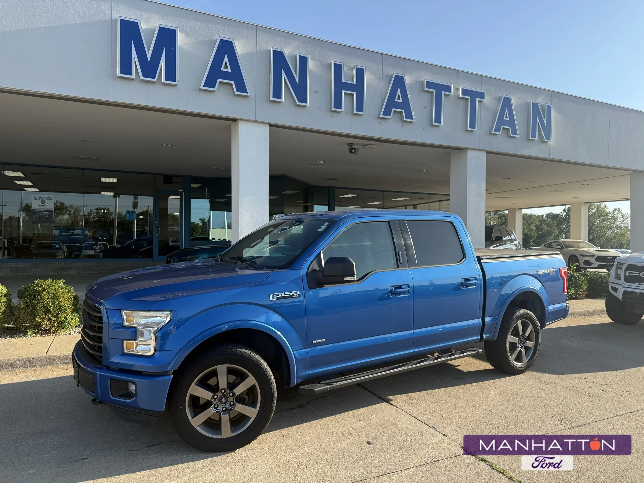Used 2015 Blue Flame Metallic Ford XLT image 1