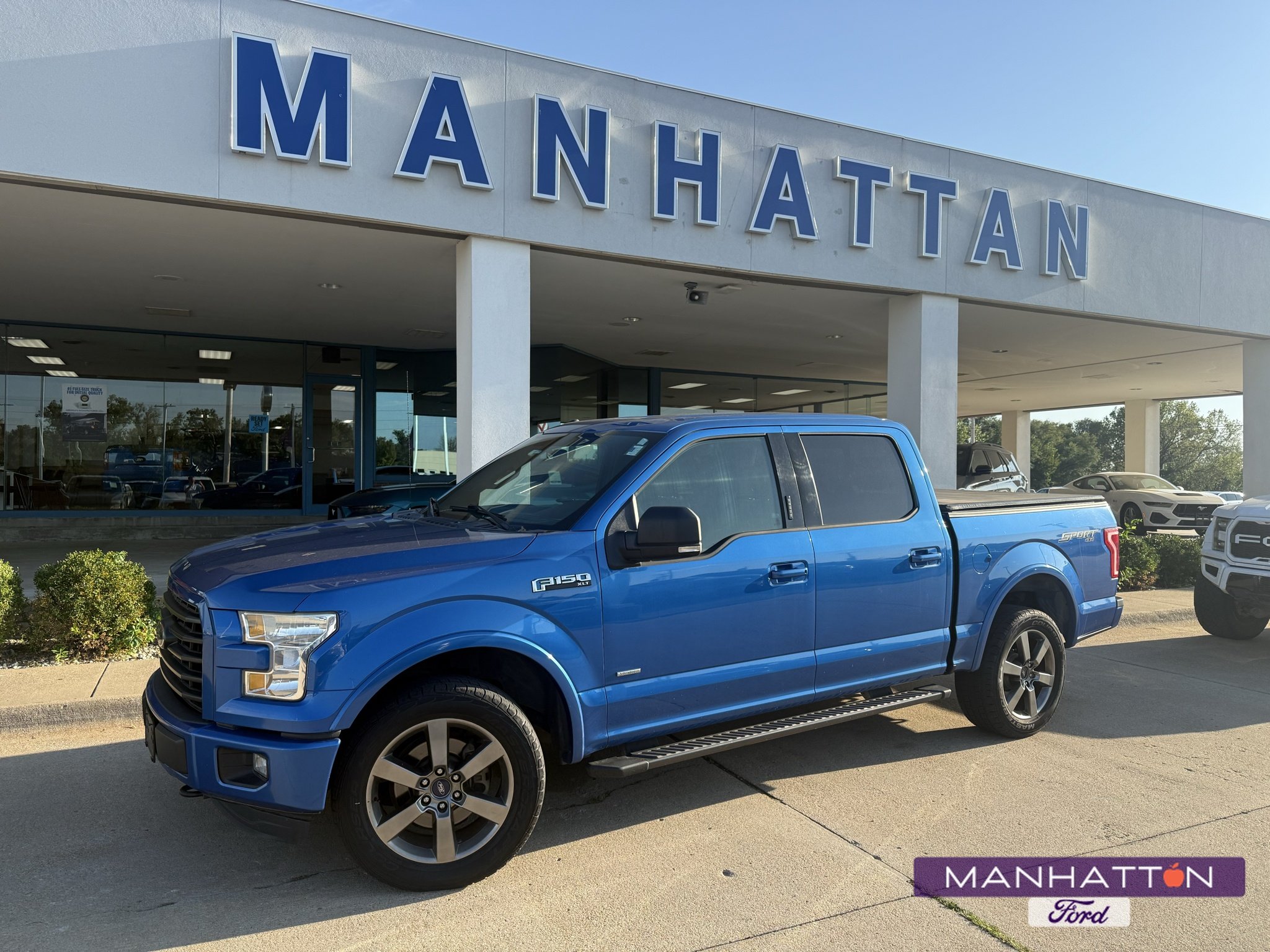 Used 2015 Blue Flame Metallic Ford XLT image 1