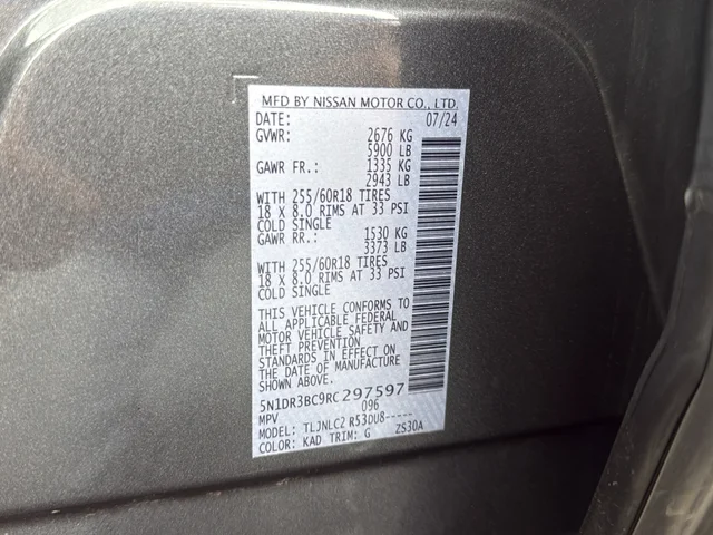 Certified Used 2024 Gray Nissan SV image 32