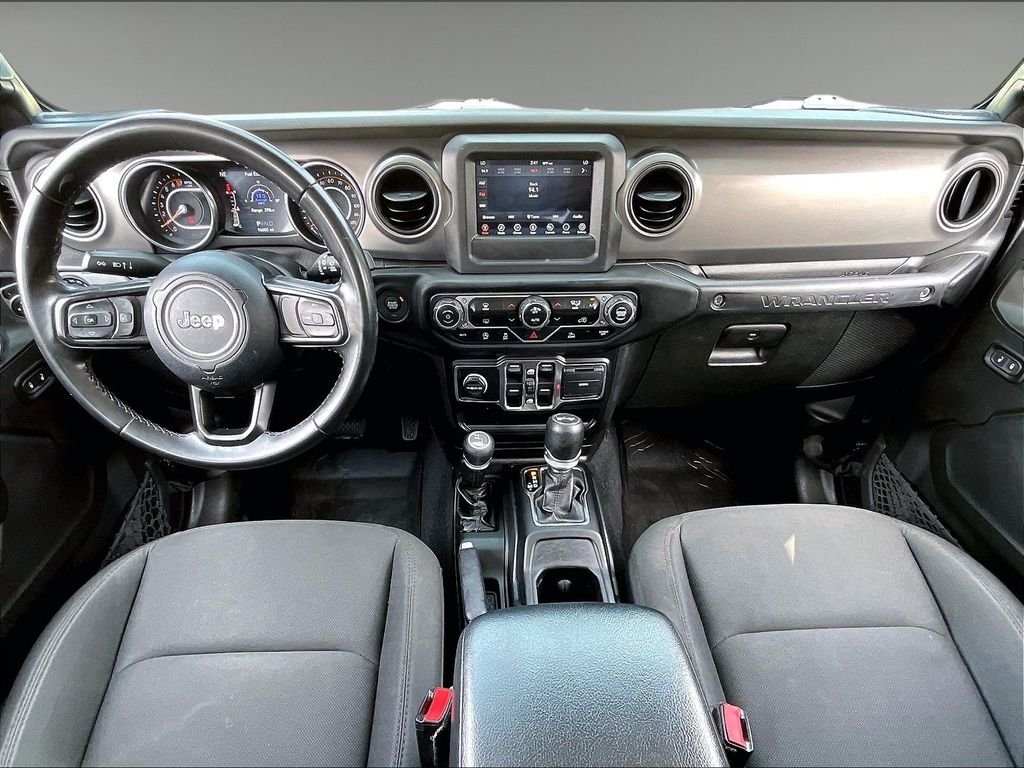 Used 2021 Granite Crystal Metallic Clearcoat Jeep Unlimited Sport S image 20