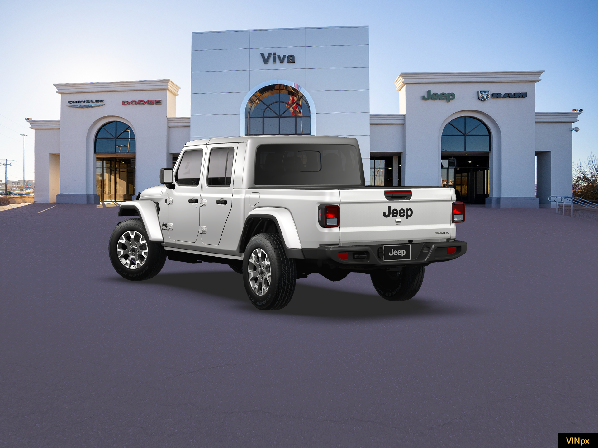 New 2026 Bright White Clearcoat Jeep Sahara image 5