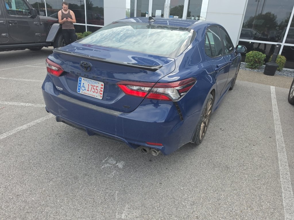 Used 2023 Reservoir Blue Toyota SE Nightshade image 5