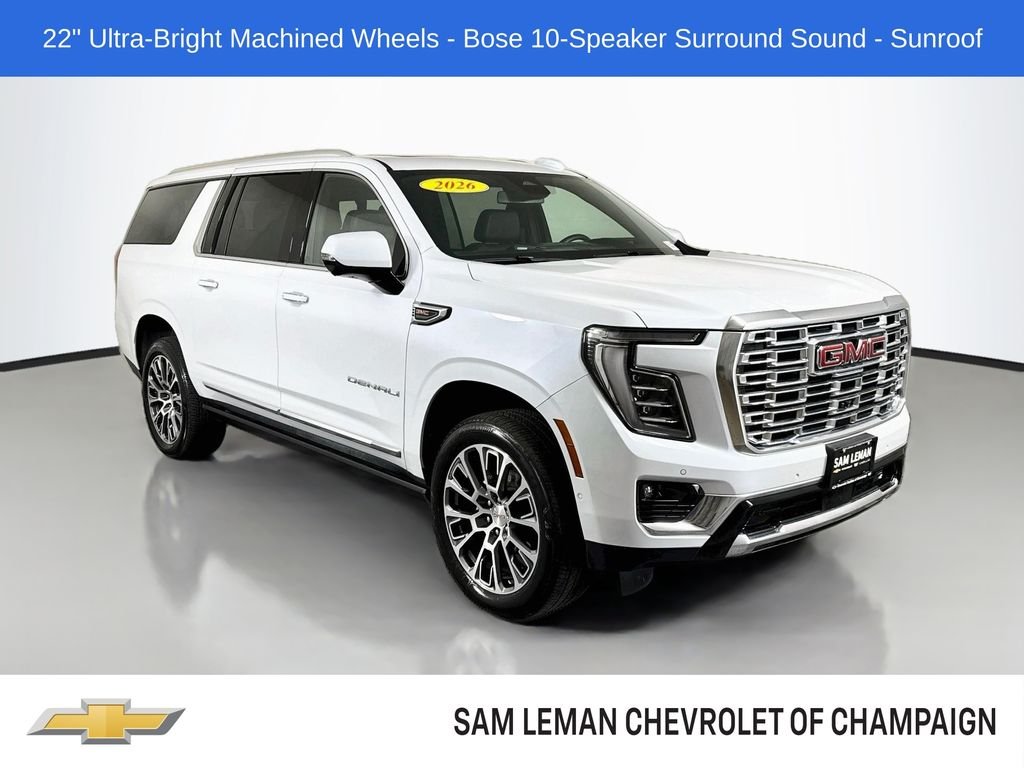 Used 2026 Glacier White Tricoat GMC Denali image 1