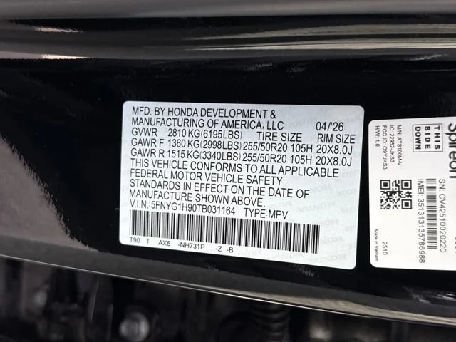 2026 Honda Pilot Black Edition - Photo 17