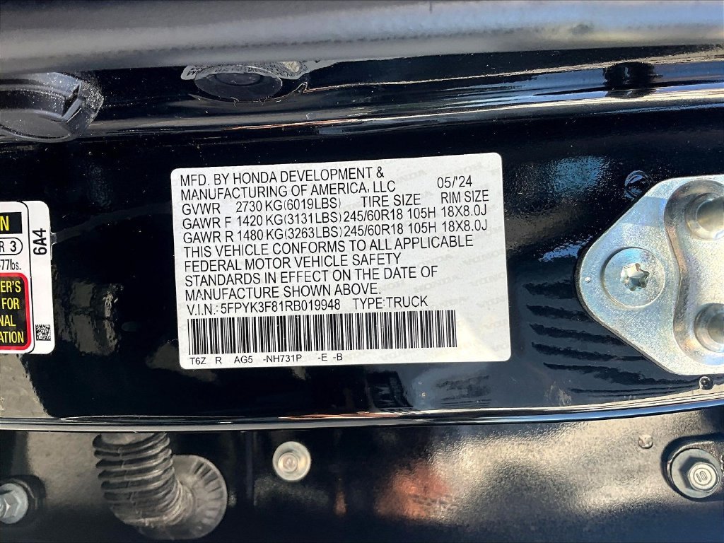 Used 2024 Black Honda Black Edition image 21