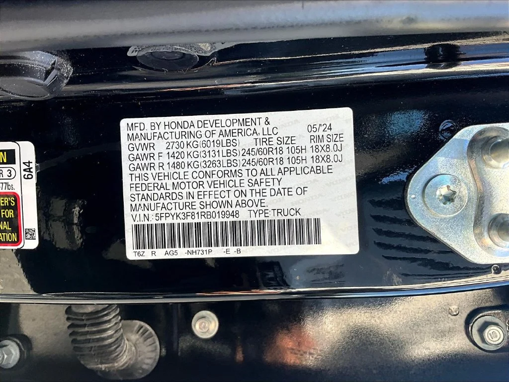 Used 2024 Crystal Black Pearl Honda Black Edition image 21
