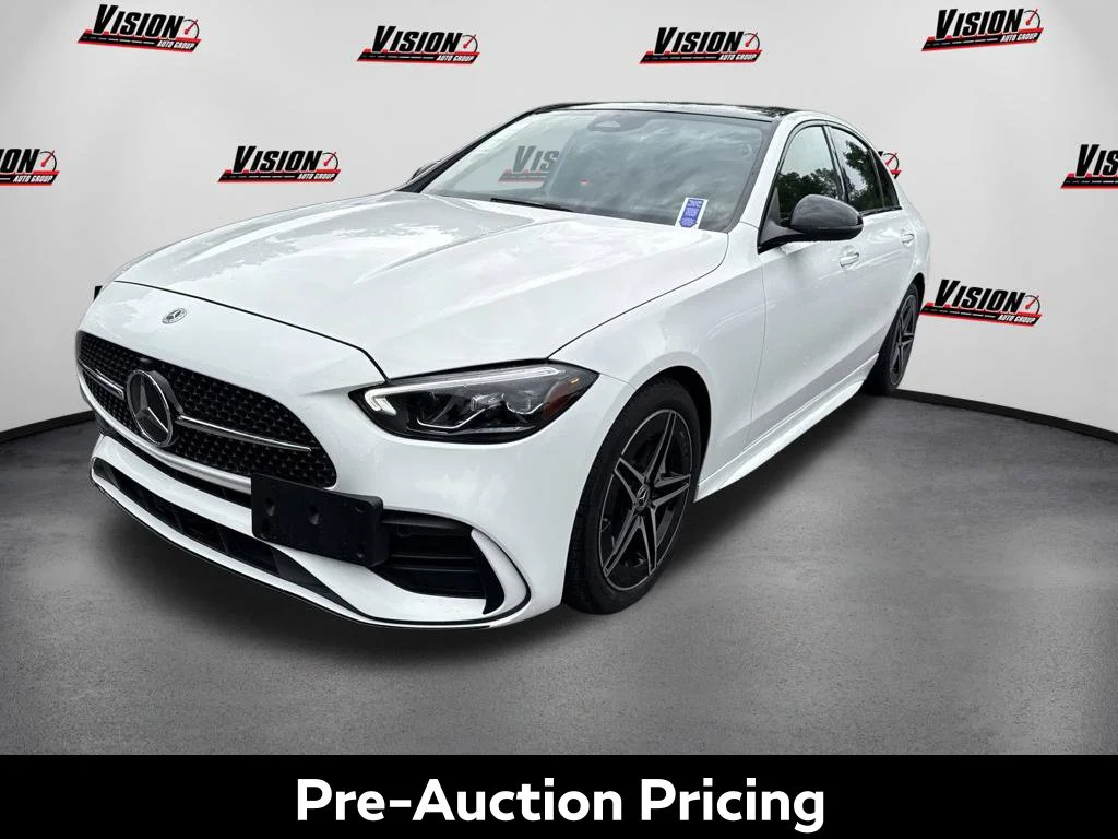 Used 2023 White Mercedes-Benz C 300 image 1