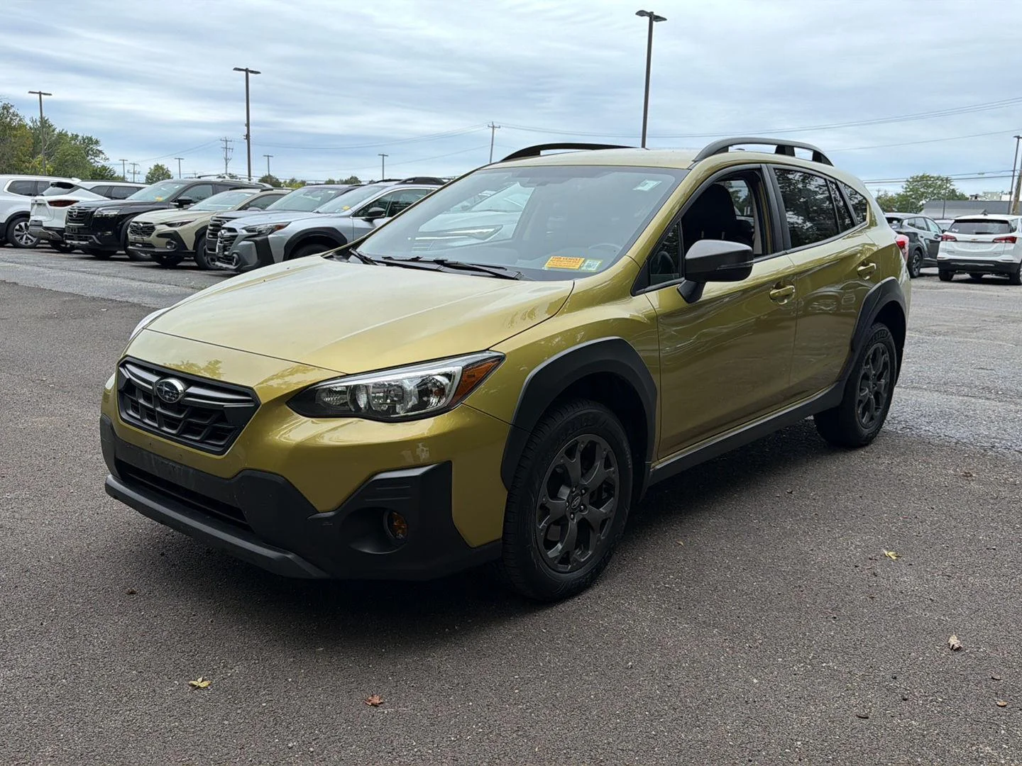 Used 2021 Plasma Yellow Pearl Subaru Sport image 12