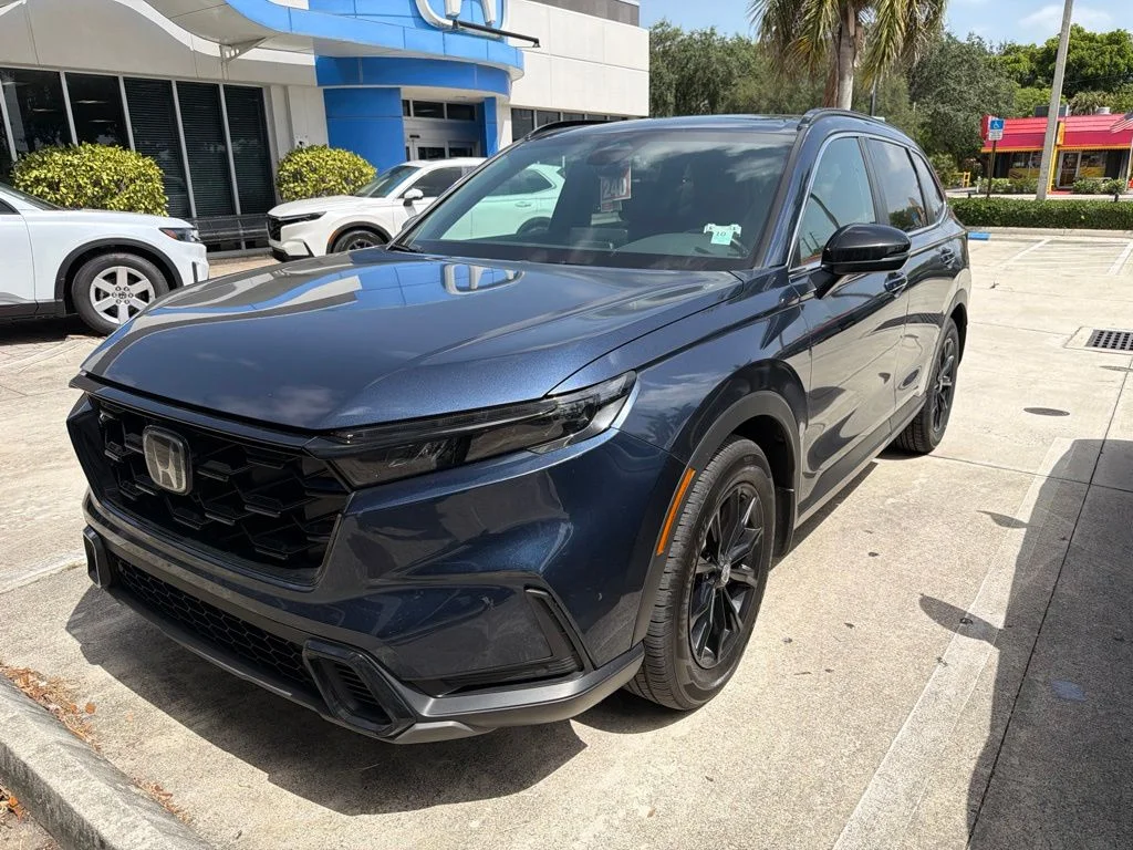 Certified Used 2025 Canyon River Blue Metallic Honda Sport-L image 1