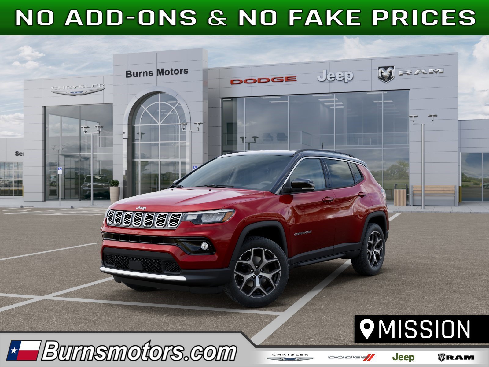 New 2026 Red Hot Pearl-Coat Exterior Paint Jeep Limited image 1